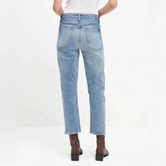 Who What Wear Jeans Embroidered Capri Crop Jeans Women’s 4 Medium Wash Vintage - Picture 2 of 13